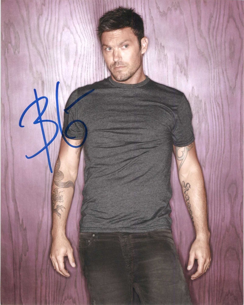 Brian Austin Green Signed Autographed Glossy 8x10 Photo Poster painting - COA Matching Holograms