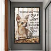 Vintage Chihuahua Poster-11CT Stamped Cross Stitch 40*60cm(Big Size)