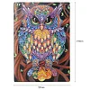 DIY Owl Special Shaped Diamond Painting 50 Page A5 Sketchbook Painting Book