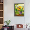 (45*60cm)Funny Sunflower - Full Square Drill Diamond Painting