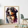 Bernese Mountain Dog-11CT Stamped Cross Stitch 40*50cm