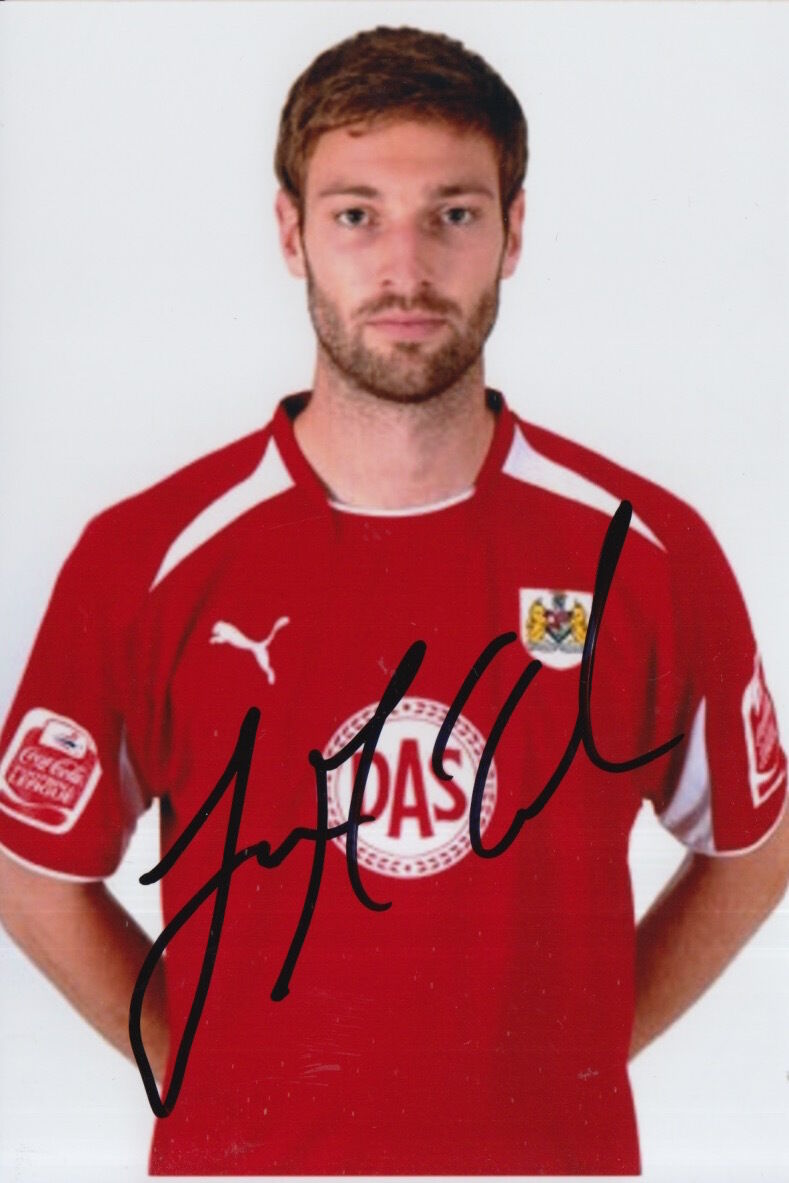 BRISTOL CITY HAND SIGNED JAMIE MCCOMBE 6X4 Photo Poster painting 1.