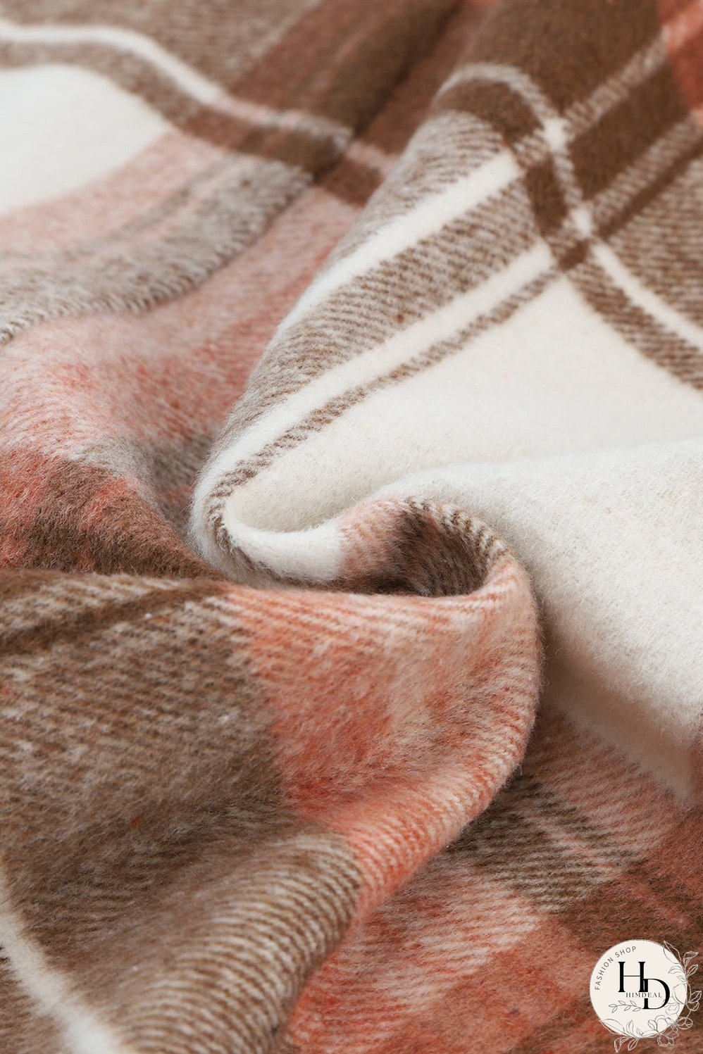 Warm Plaid Shirt Jacket for Fall