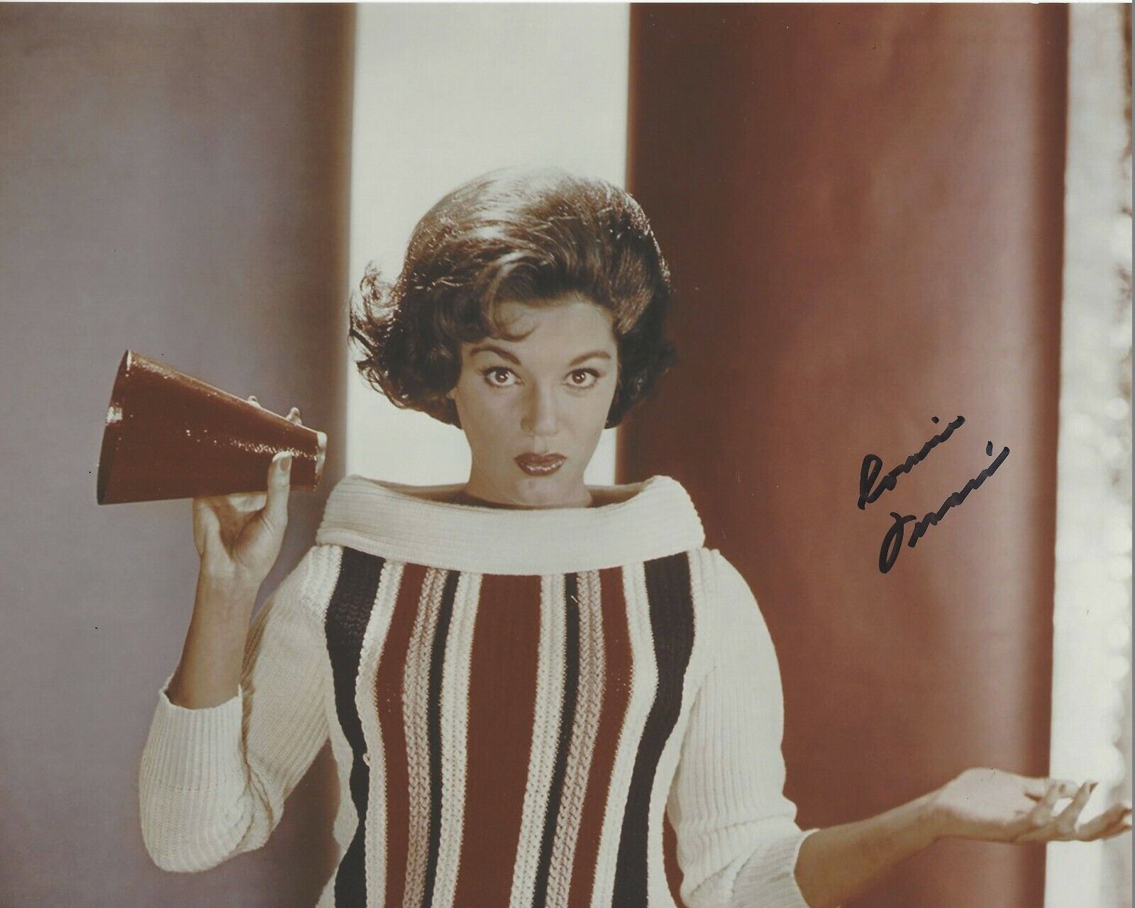 POP SINGER CONNIE FRANCIS HAND SIGNED 8x10 Photo Poster painting 1 w/COA WHO'S SORRY NOW ALBUM