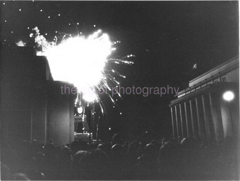 1960's PARIS FRANCE La Trocadero JUILLET 14 Fireworks 9.5x7 FOUND Photo Poster painting 012 16