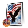 Drapeau Aigle Complète Carré Diamant Peinture 20X30CM