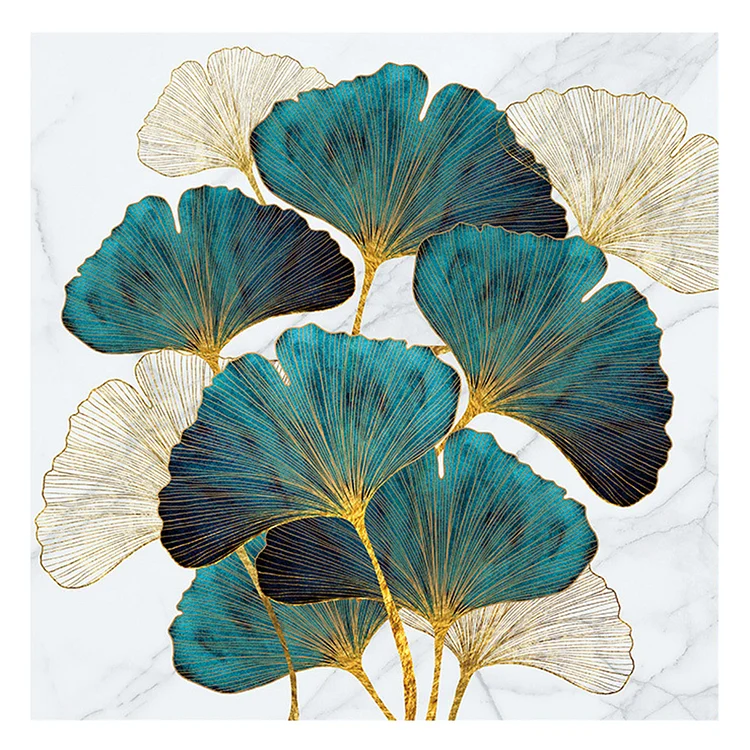 Ginkgo 11CT Stamped Cross Stitch 60*60CM