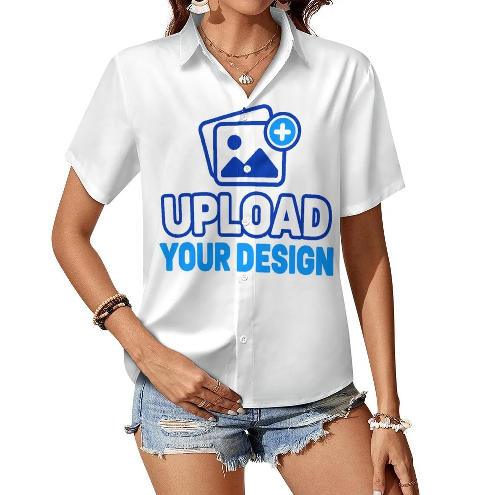 Custom Stretch Collared Short-Sleeve Button Shirt product image 7