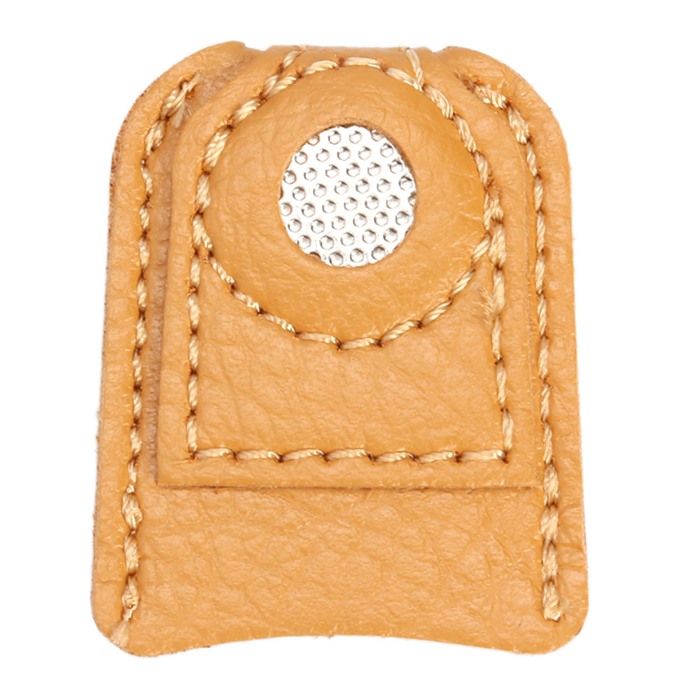 

Leather Finger Cots Thimble Thumb Fingertip Protection Gloves Sewing Tool, 501 Original