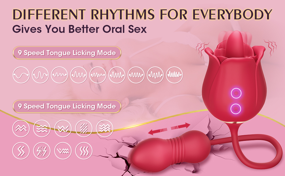Rose Toy with Bullet Vibrator, rose toy for women, rose adult toy, rose vibrator