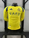 2024/2025 Player Version Al-Nassr Home Long Sleeve Football Shirt 1:1 Thai Quality