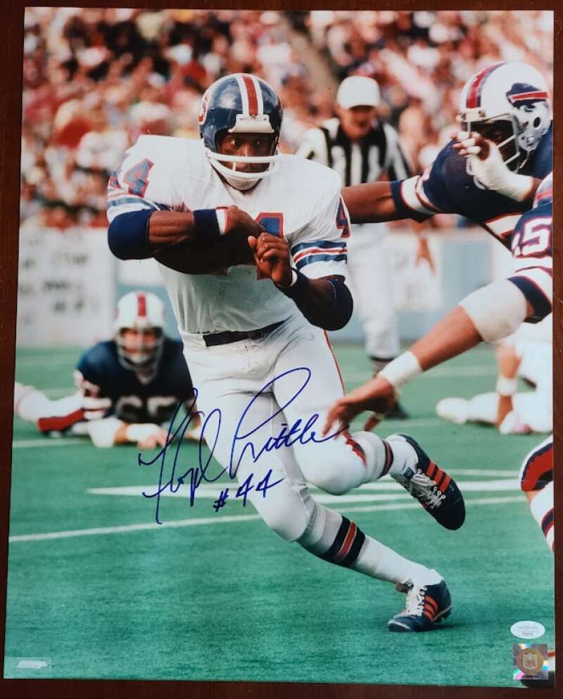 Floyd Little JSA Signed Coa 16x20 Autograph Photo Poster painting Broncos