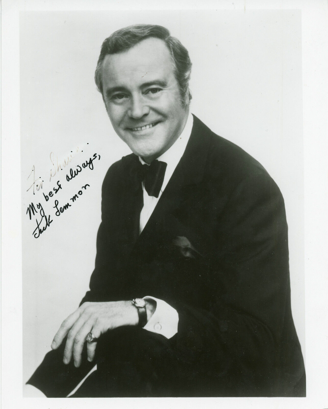 JACK LEMMON Authentic Hand-Signed Promo