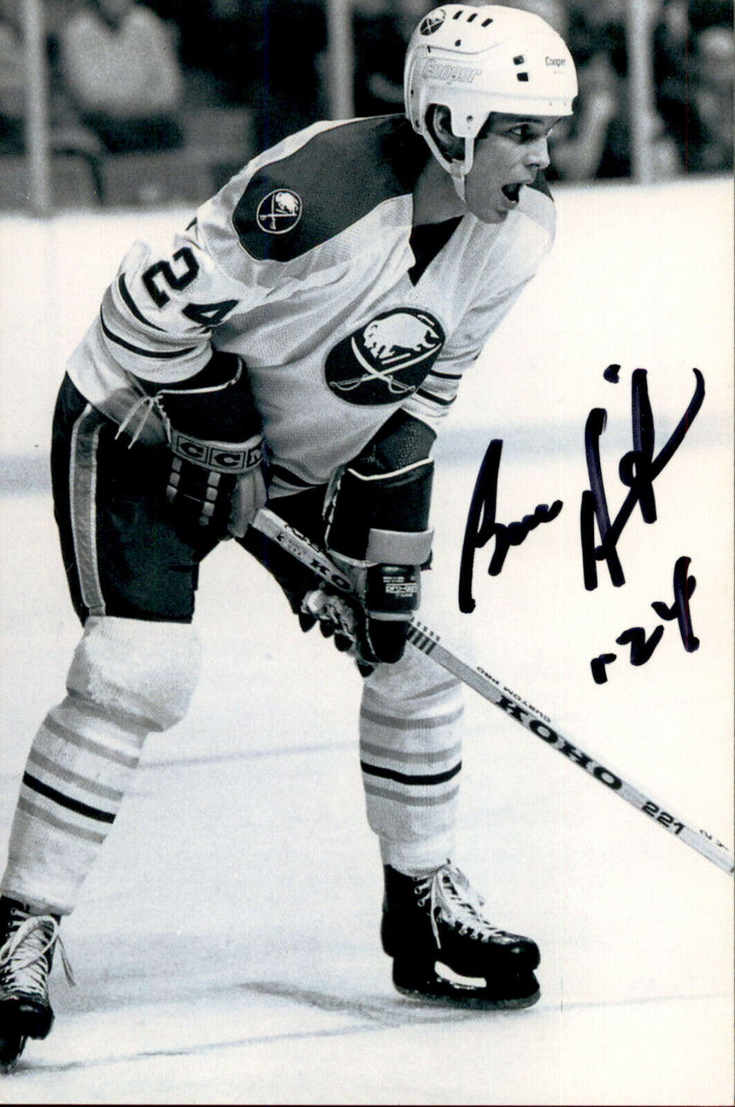 Bill Hajt SIGNED autographed 4x6 Photo Poster painting BUFFALO SABRES