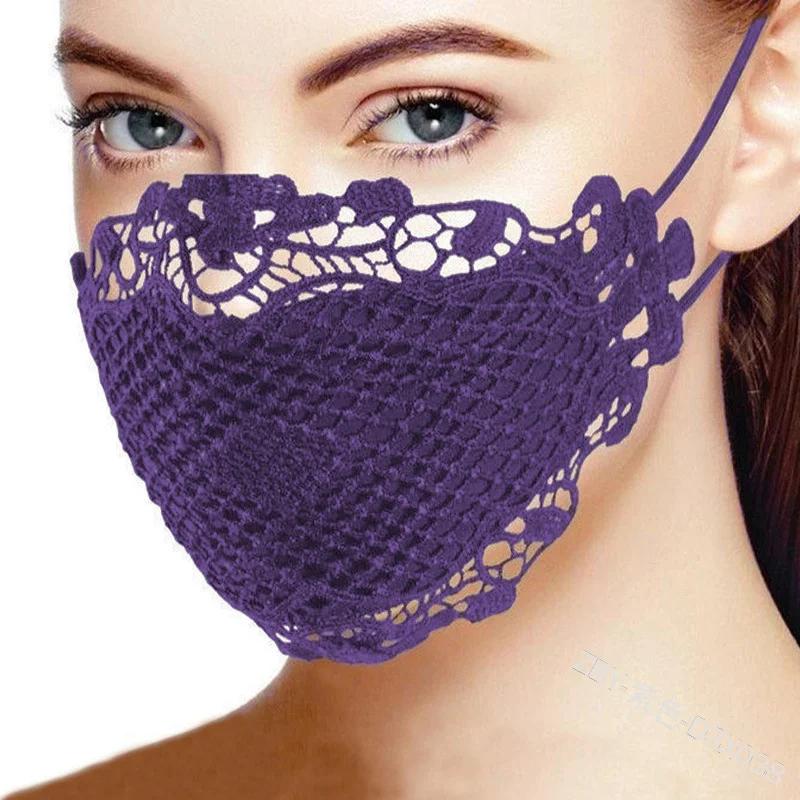 Brownm Ebay Ear-Mounted Water-Soluble Sandwich Anti-Smide Mask Lace Mask