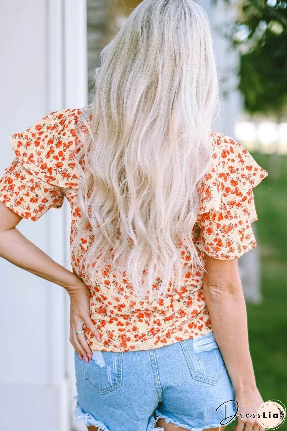 Petite Floral Blouse