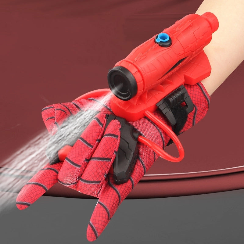 Spider Wrist Launcher Children’s Wearable Spider Gloves Water Play Toy Manual Press Water Gun