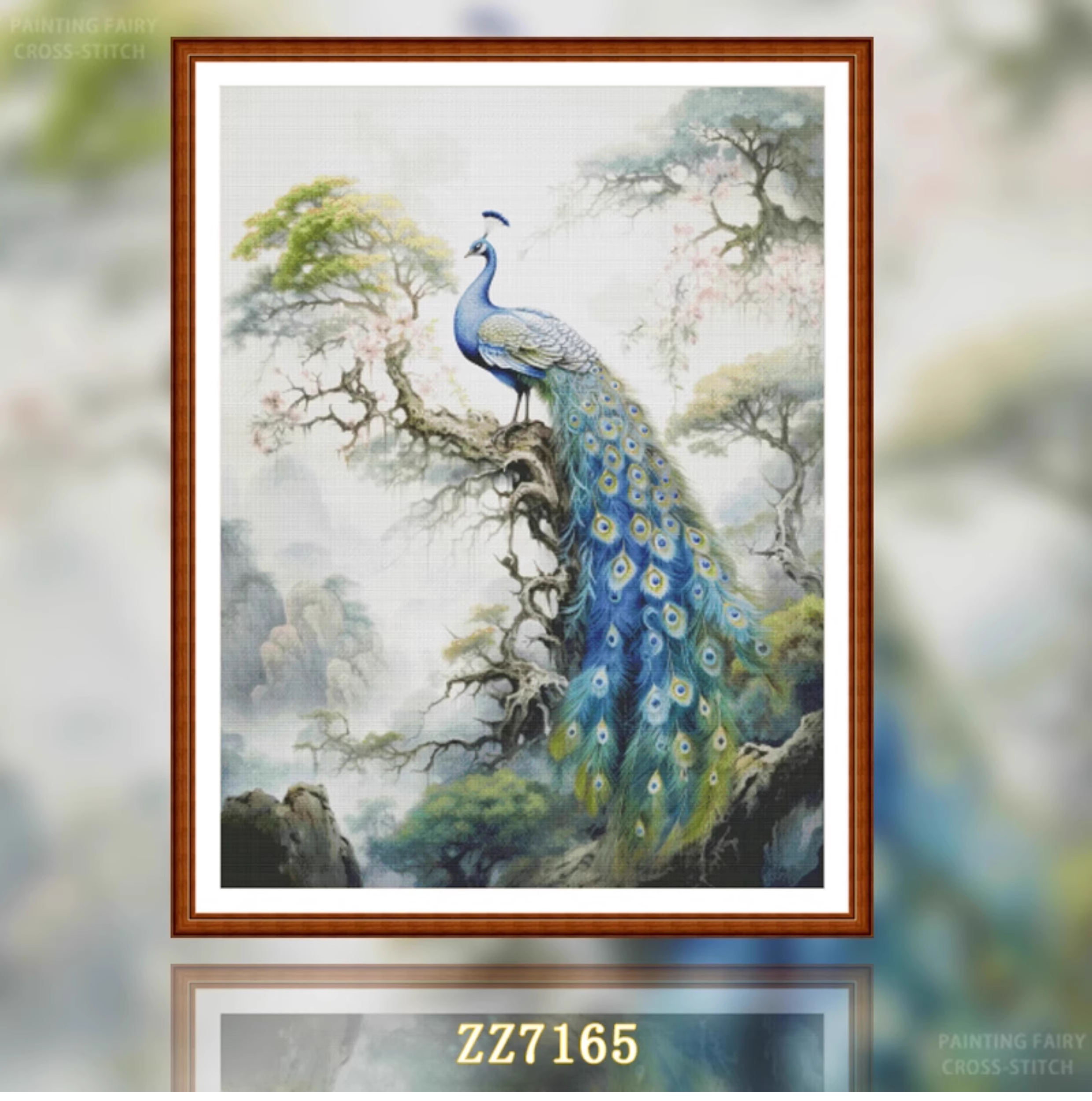 【ZZ7165-Qianshan Cuiyu】 Painting Fairy Cross Stitch