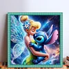 Elf And Stitch - 11CT Stamped Cross Stitch - 40*40cm - Disney