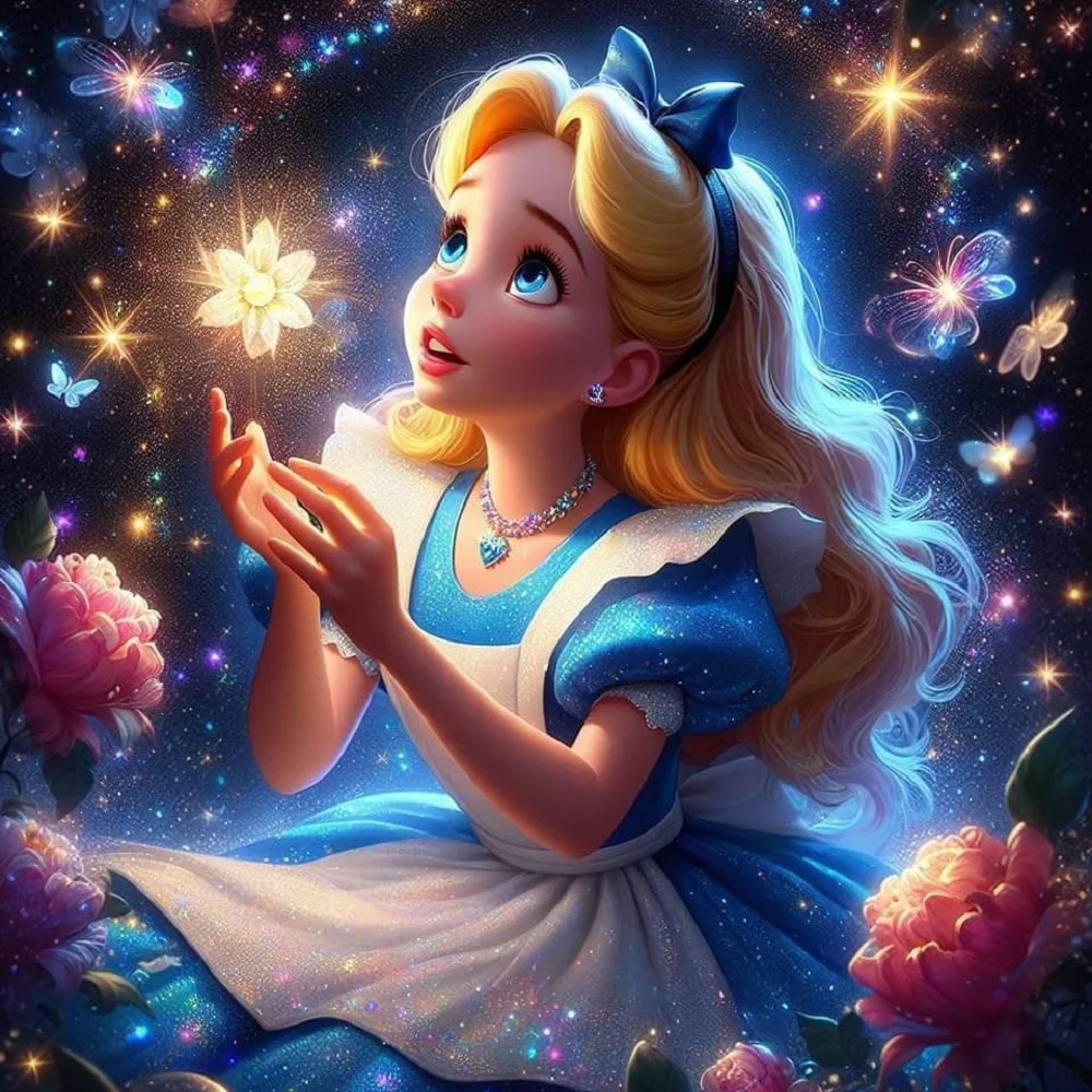 Diamond Painting - Full Round Drill - Alice(Canvas|50*50cm)