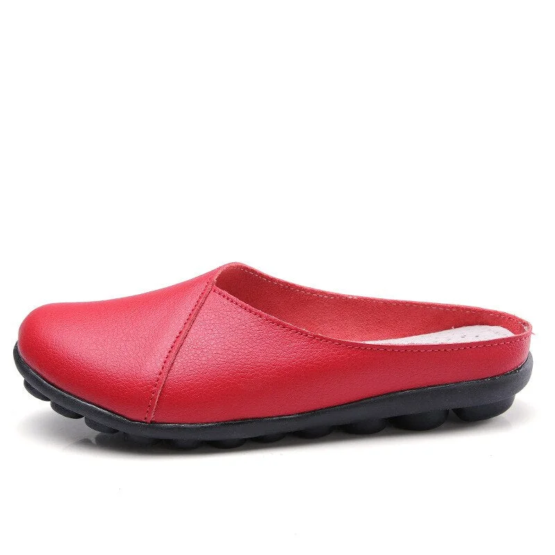 Mother Shoes Flats Leisure Women Comrfort 2020 Genuine Comfortable Comfort Flat Shoes Woman Shoes