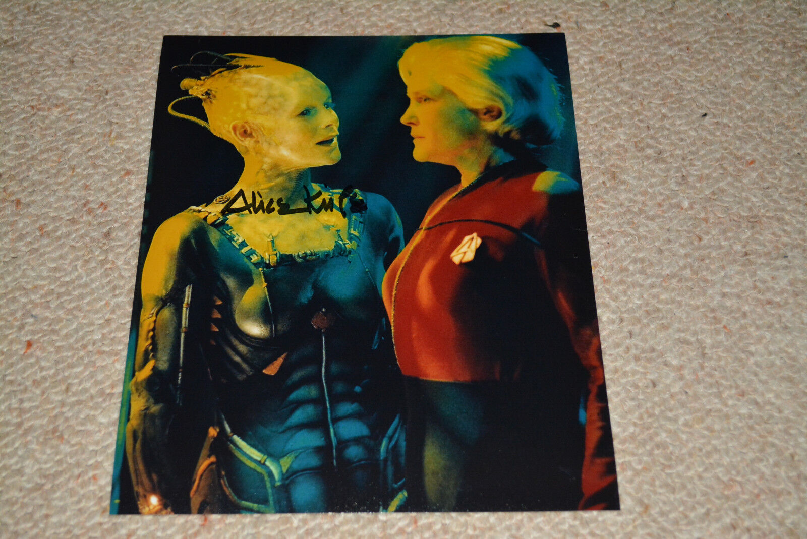 ALICE KRIGE signed autograph In Person 8x10 (20x25cm) STAR TREK