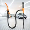 Fuel Transfer Pump 2.4 Gallons Per Min Car Gas Oil Pump with Flow Control Nozzle