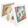 5D DIY Partial Special Shaped Drill Hummingbird Diamond Painting With Frame Kit19.2x19.2cm