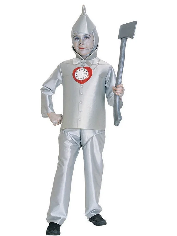 Boys' The Wizard Of Oz Tin Man Costume for Kids-elleschic