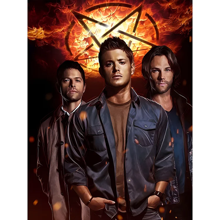 Supernatural 30*40CM (Canvas) Full Round Drill Diamond Painting gbfke