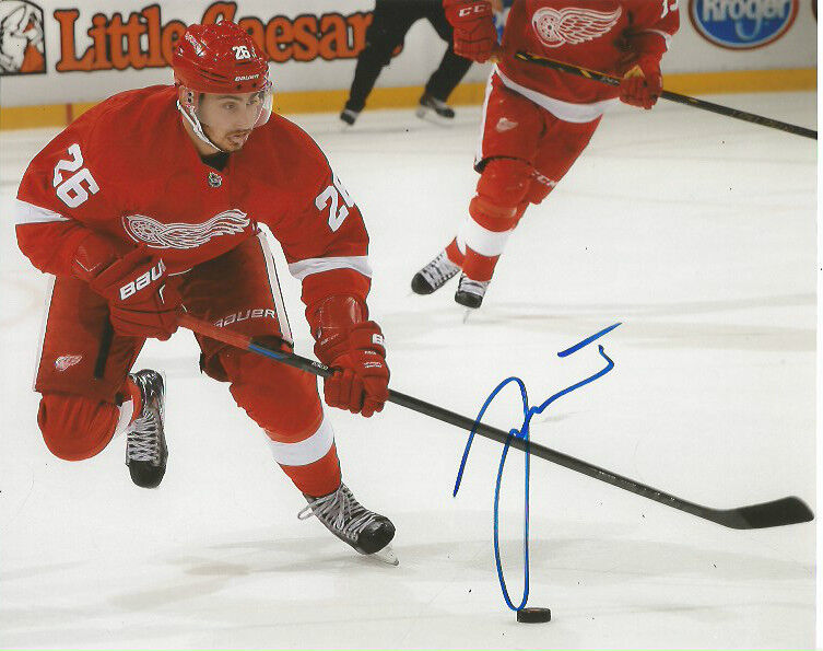Detroit Red Wings Tomas Jurco Signed Autographed 8x10 Photo Poster painting COA