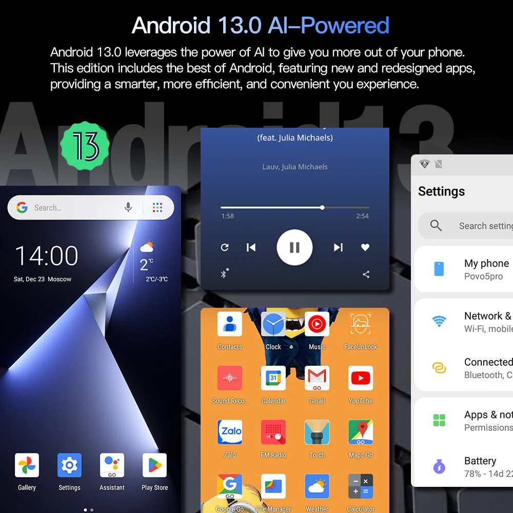 Povo5pro6.53 inch Android smartphone