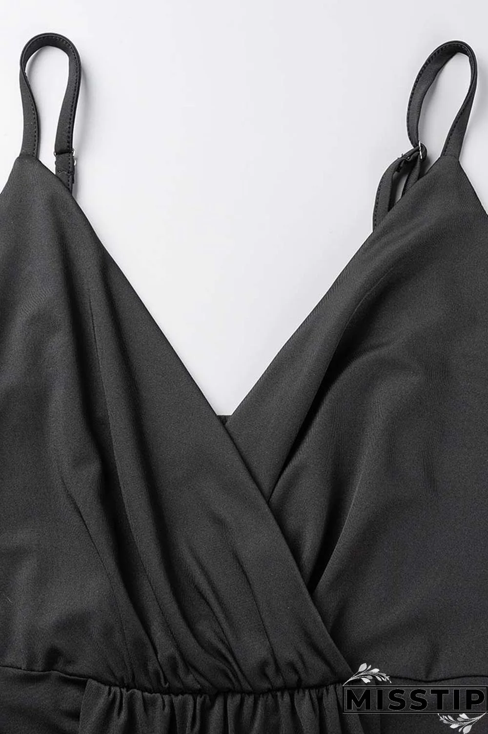 Purple Sexy Solid Patchwork Backless V Neck Sling Dress Plus Size Dresses