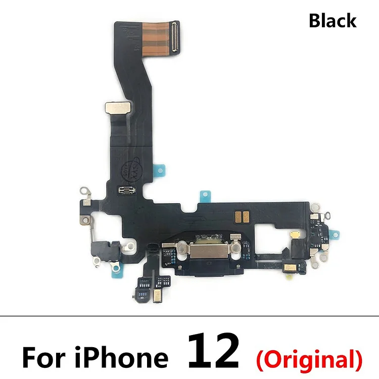 5Pcs/Lot, New For iPhone 12 Pro Max Dock Connector Micro USB Charger Charging Port Flex Cable Board With Microphone
