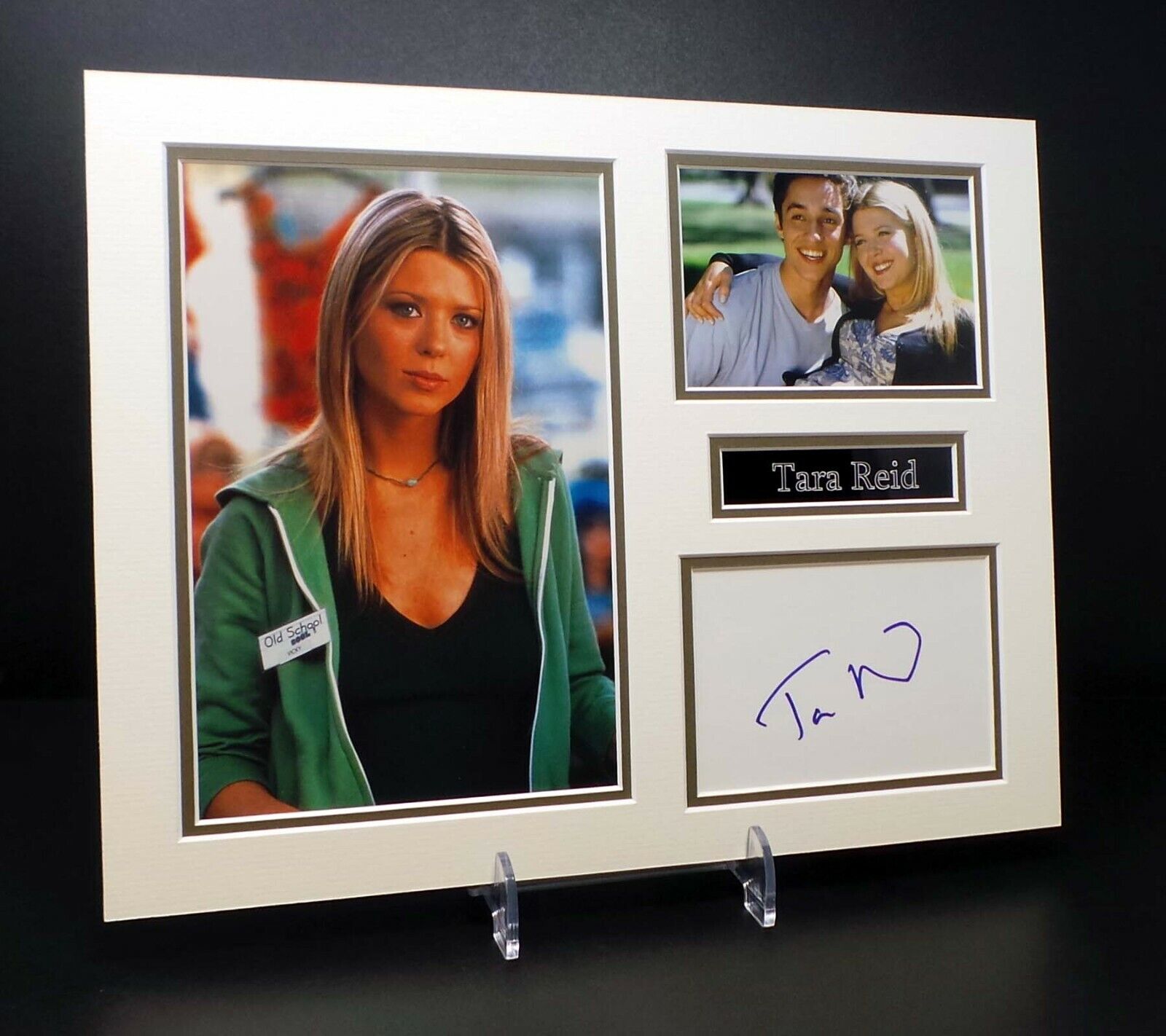 Tara REID Signed Mounted Photo Poster painting Display 1 AFTAL RD COA American Pie Actress Vicky