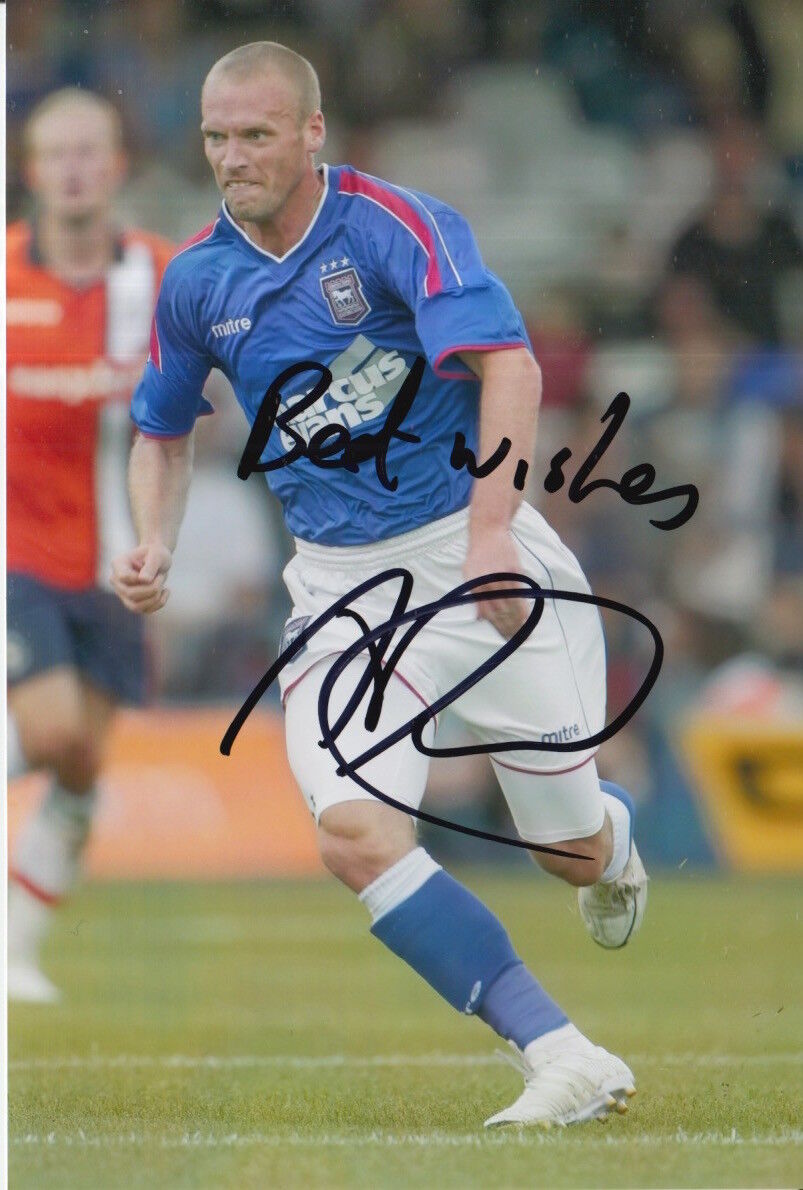 IPSWICH TOWN HAND SIGNED ANDY DRURY 6X4 Photo Poster painting 1.