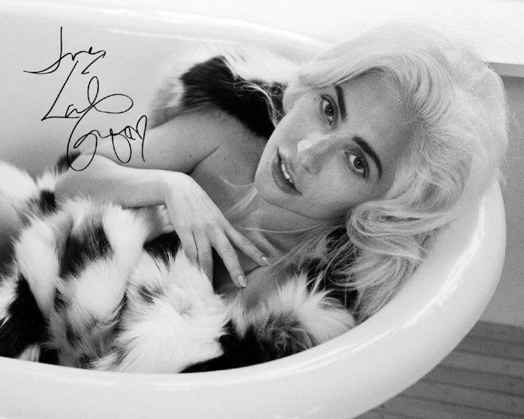 REPRINT - LADY GAGA Hot Autographed Signed 8 x 10 Photo Poster painting Poster Man Cave