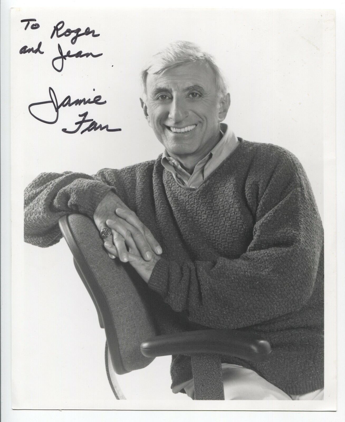 Jamie Farr Signed 8x10 Inch Photo Poster painting Autographed Signature MASH