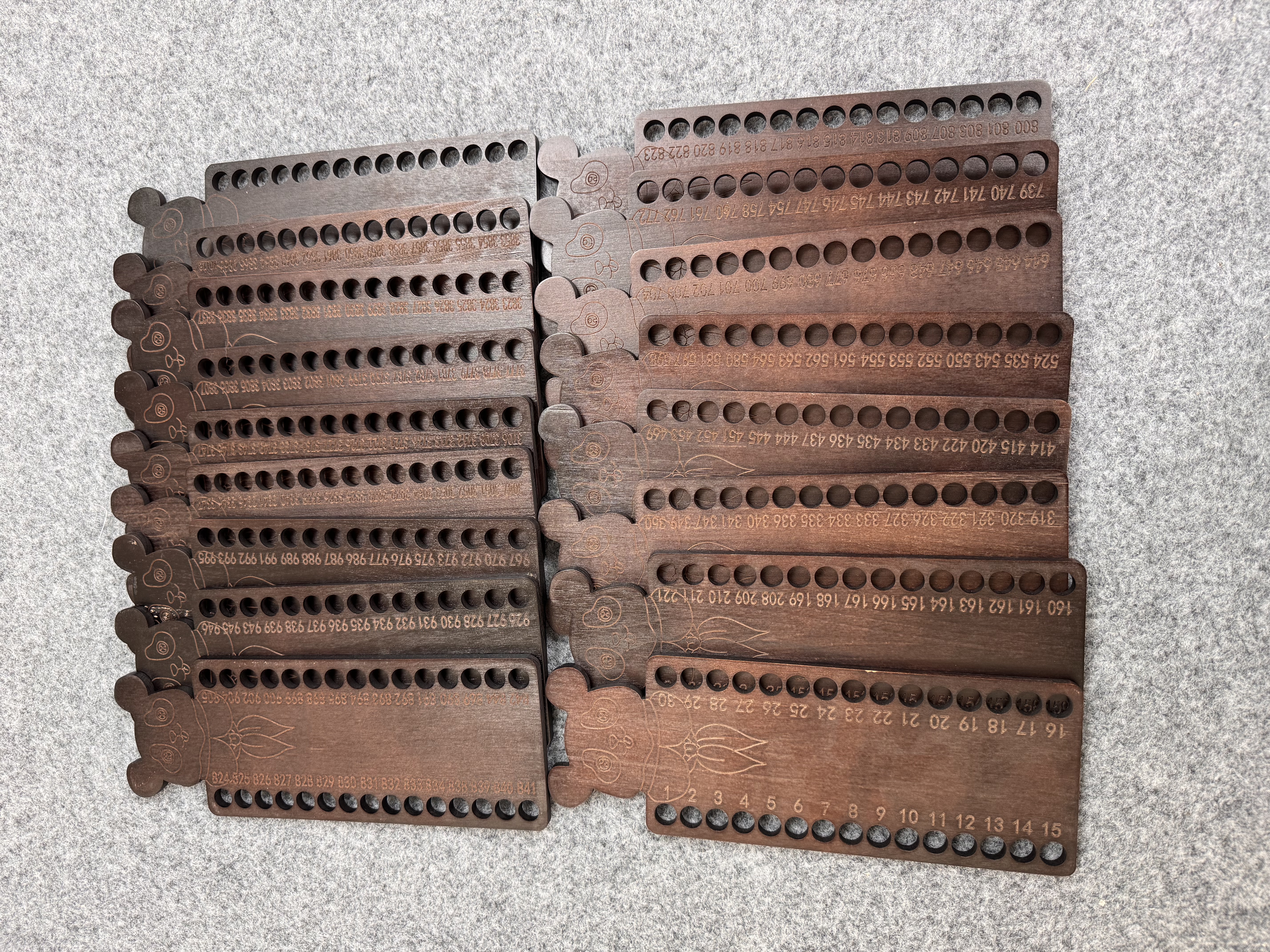 High-Quality Black Walnut Wood Decorative Molding | Natural Hardwood Trim with Handcrafted Solid Wood Finish & Elegant Grain Patterns Painting Fairy Cross Stitch