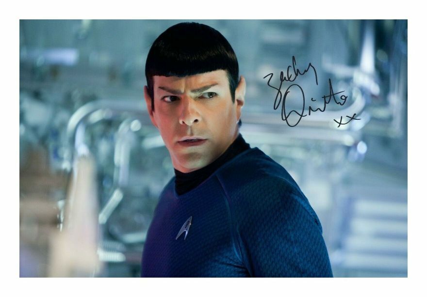 ZACHARY QUINTO - STAR TREK AUTOGRAPH SIGNED PP Photo Poster painting POSTER