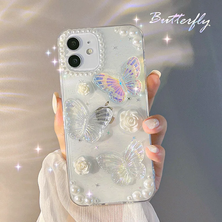 Butterfly Pearl Phone Case