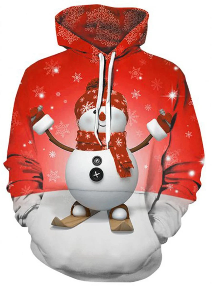 Fashion Christmas Sweater 3D Printing Couple Sweatshirt