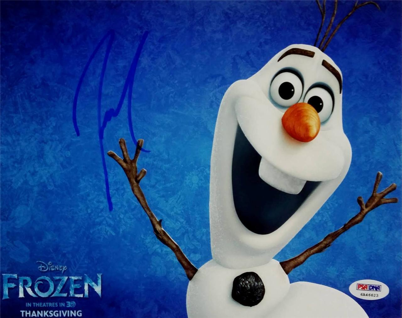 Josh Gad Olaf Signed Disney Frozen 8x10 Photo Poster painting ITP PSA Pic Proof C