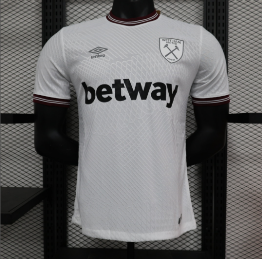 23/24 West Ham United Away Player Version Football Shirt Thai Quality