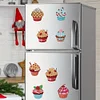 8pcs Diamond Painting Cake Fridge Magnet Home Decor