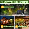 Outdoor Solar Garden Lights Waterproof LED Mushroom Jellyfish Lawn Light Reusable Color Change Gardening Stake Lighting for Courtyard Landscape Lawn Light