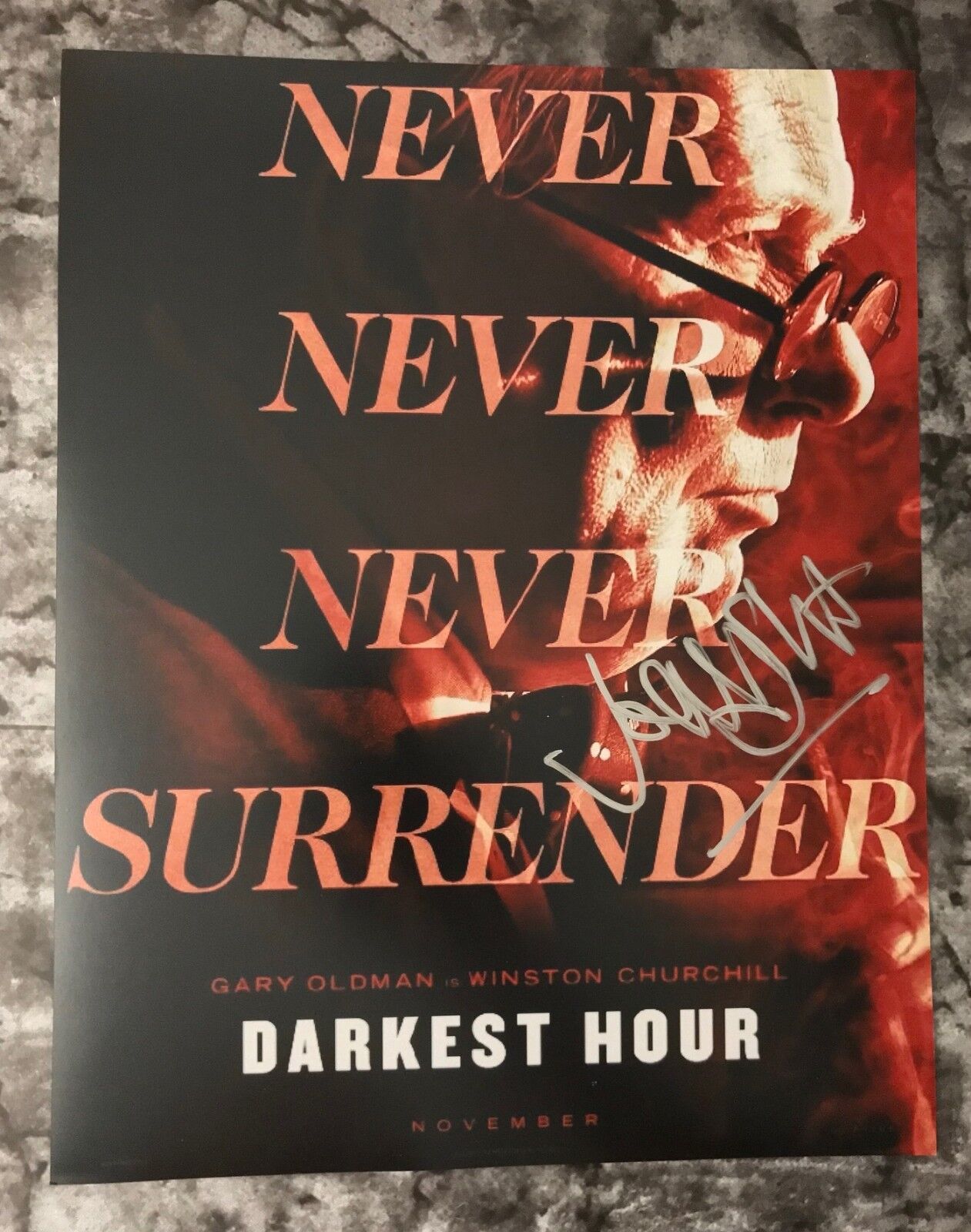 GFA Darkest Hour Director * JOE WRIGHT * Signed 11x14 Photo Poster painting Poster MH1 COA