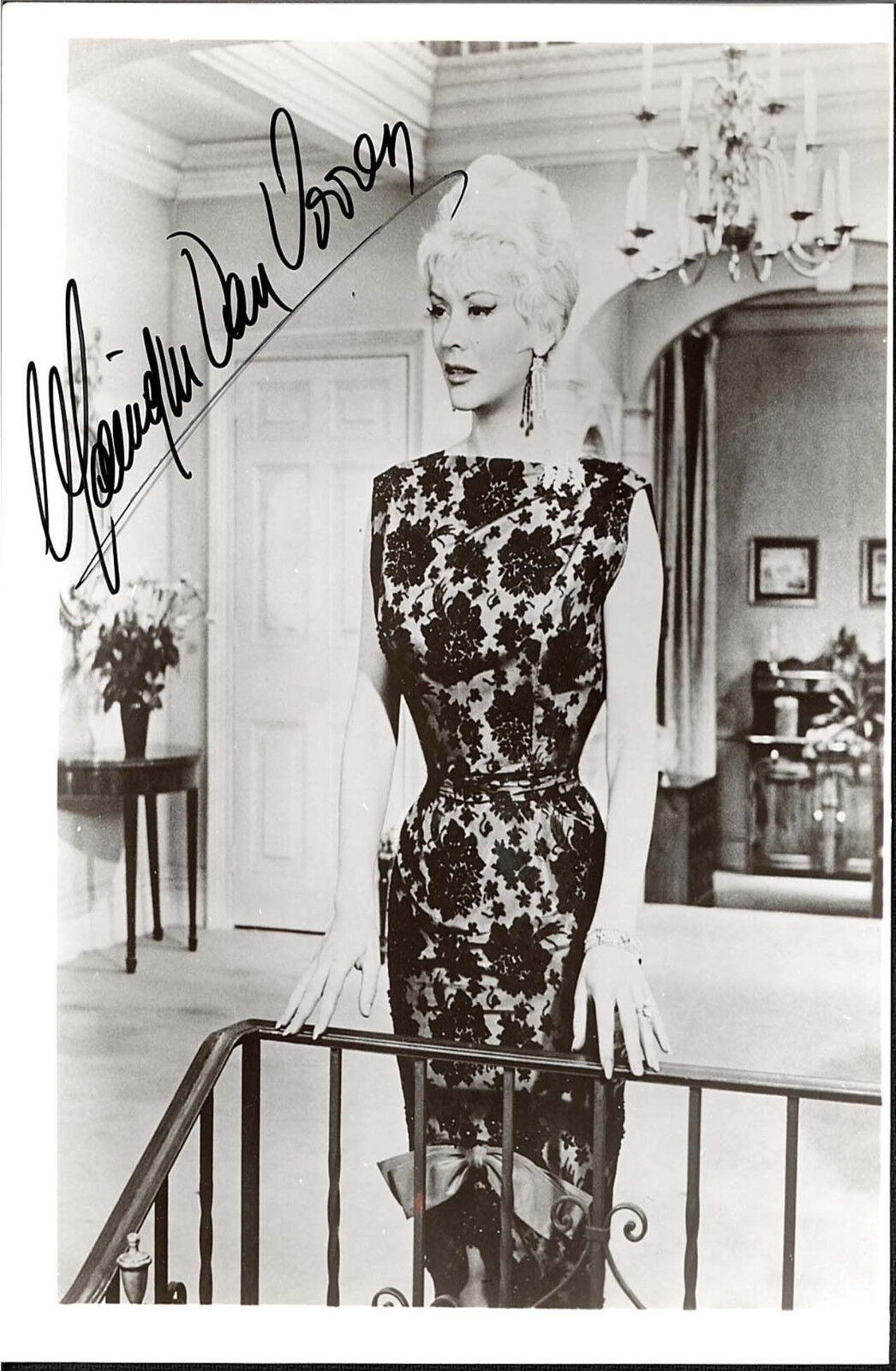 MONIQUE VAN VOOREN SEXY ACTRESS, DANCER, AUTHOR 8X10 SIGNED WITH COA