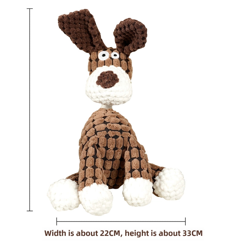 Pet Pineapple Grid Dog Cotton Rope Chew Resistant Cat Toy Plush Sound Interactive Toy Supplies