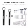Multifunctional Adjustable Plum Wrench 5-16mm And 5-27mm Double Adjustable Wrench Screw Nut Universal Wrench